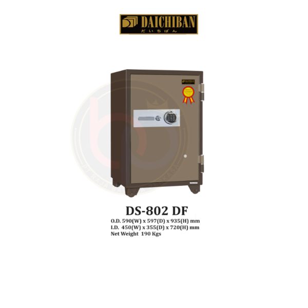 Brankas Digital Fingerscan Safe Tahan Api Daichiban DS-802 DF