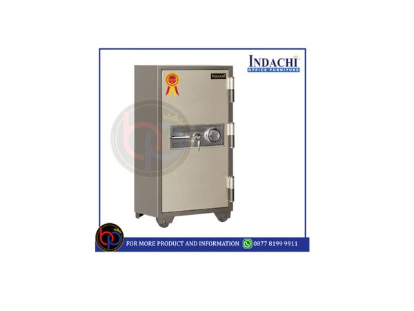 NDACHI BRANKAS TAHAN API FIRE RESISTANT SAFE, KOMBINASI WITH ALARM INDACHI D 802 A