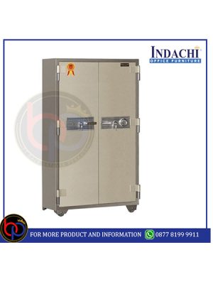INDACHI BRANKAS TAHAN API, DUA PINTU KUNCI, ALARM SYSTEM INDACHI D 902 A