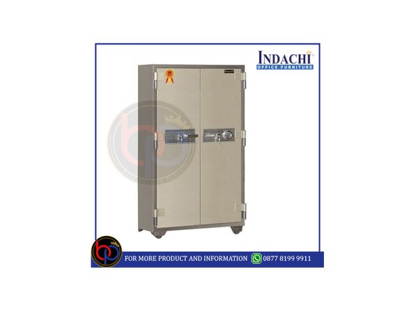 INDACHI BRANKAS TAHAN API, DUA PINTU KUNCI, ALARM SYSTEM INDACHI D 902 A