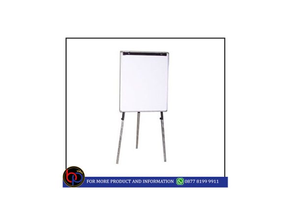 PAPAN TULIS JEPIT PRESENTASI / FLIP CHART SAKANA UK. 60 X 90 CM 3 KAKI