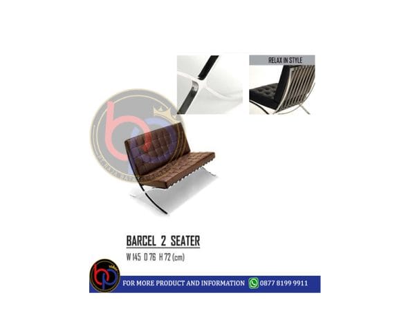 barcel 2 sheater Sofa Kantor Indachi Barcel 2 Sheater