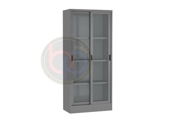 LEMARI BESI PINTU SLIDING / GESER KACA VIP V 602