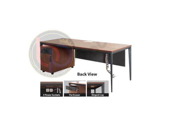 MEJA KANTOR DONATI FERRAND FIX L