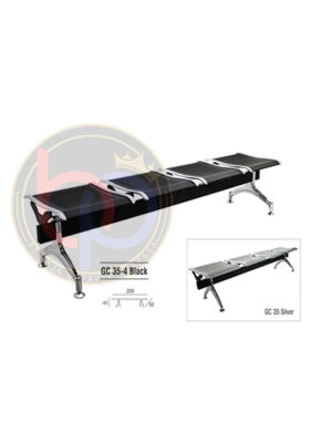 KURSI TUNGGU GRESCO GC 35 -4 BLACK