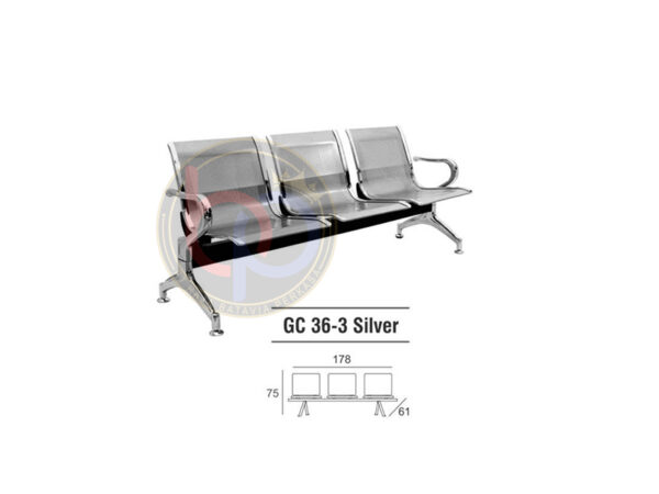 KURSI TUNGGU GRESCO GC 36 - 3