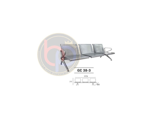 KURSI TUNGGU GRESCO GC 38 - 3