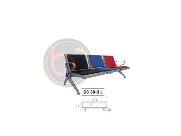 KURSI TUNGGU GRESCO GC 38 - 3 L